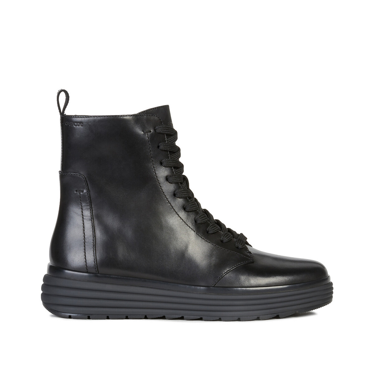Boots cuir Phaolae noir, GEOX