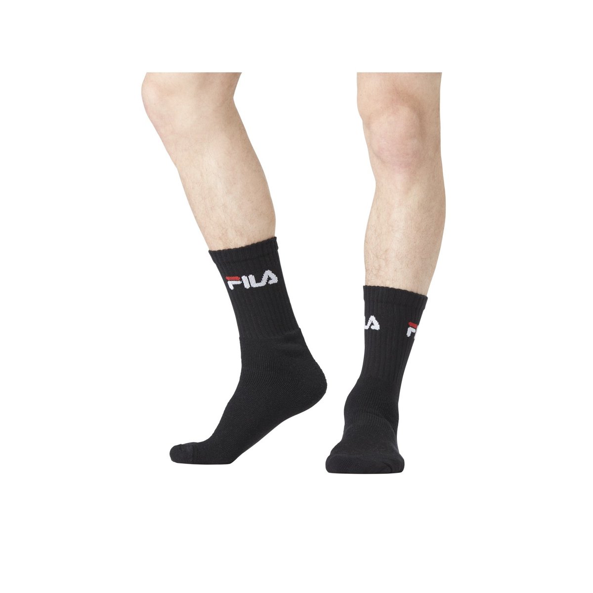 Lot De 12 Paires De Chaussettes Tennis noir/blanc, FILA