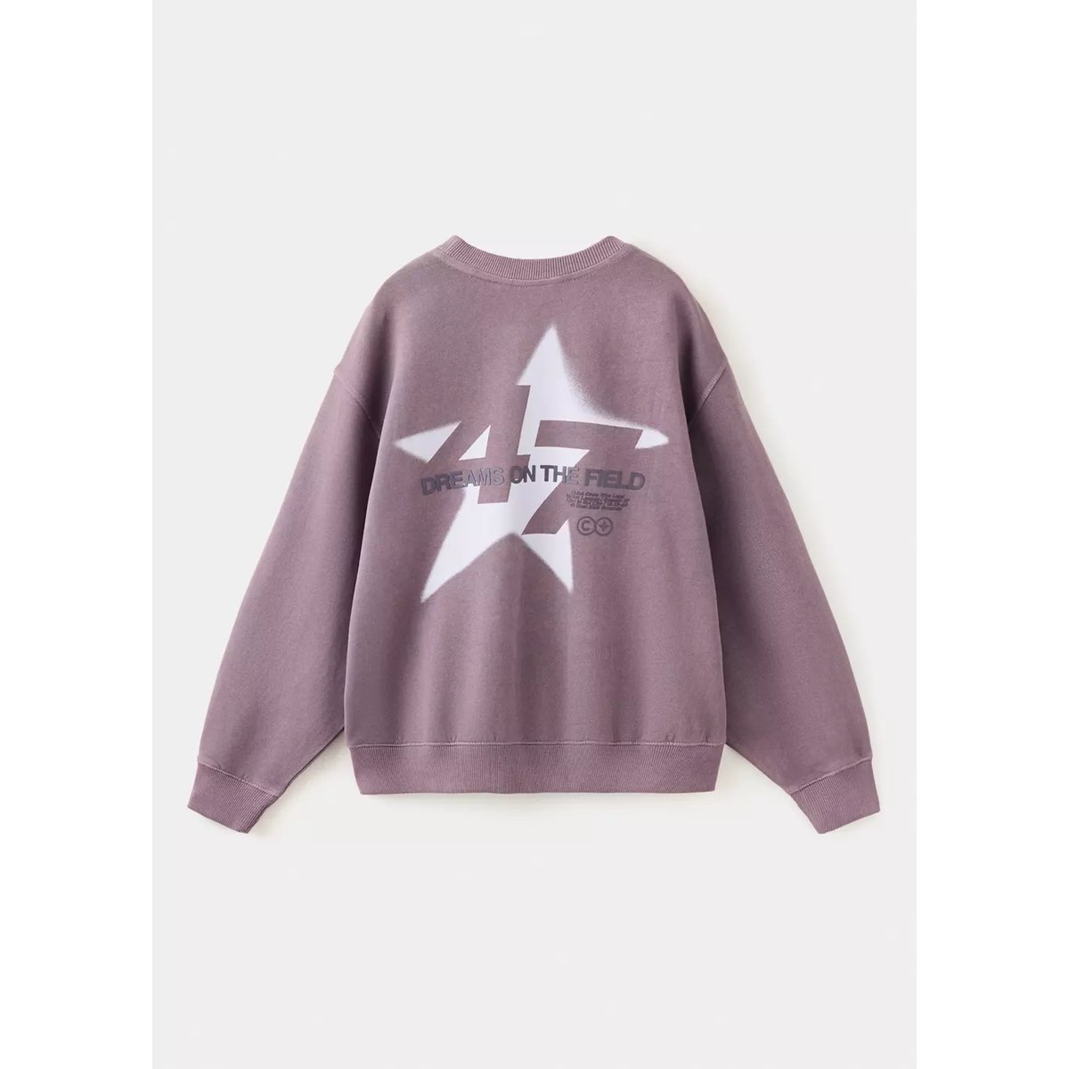 Sweat ballon garment-dyed violet, MANGO KIDS