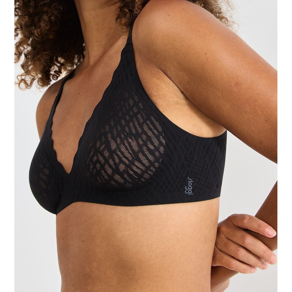 ZERO FEEL BLISS push-up bh zonder beugels zwart, SLOGGI