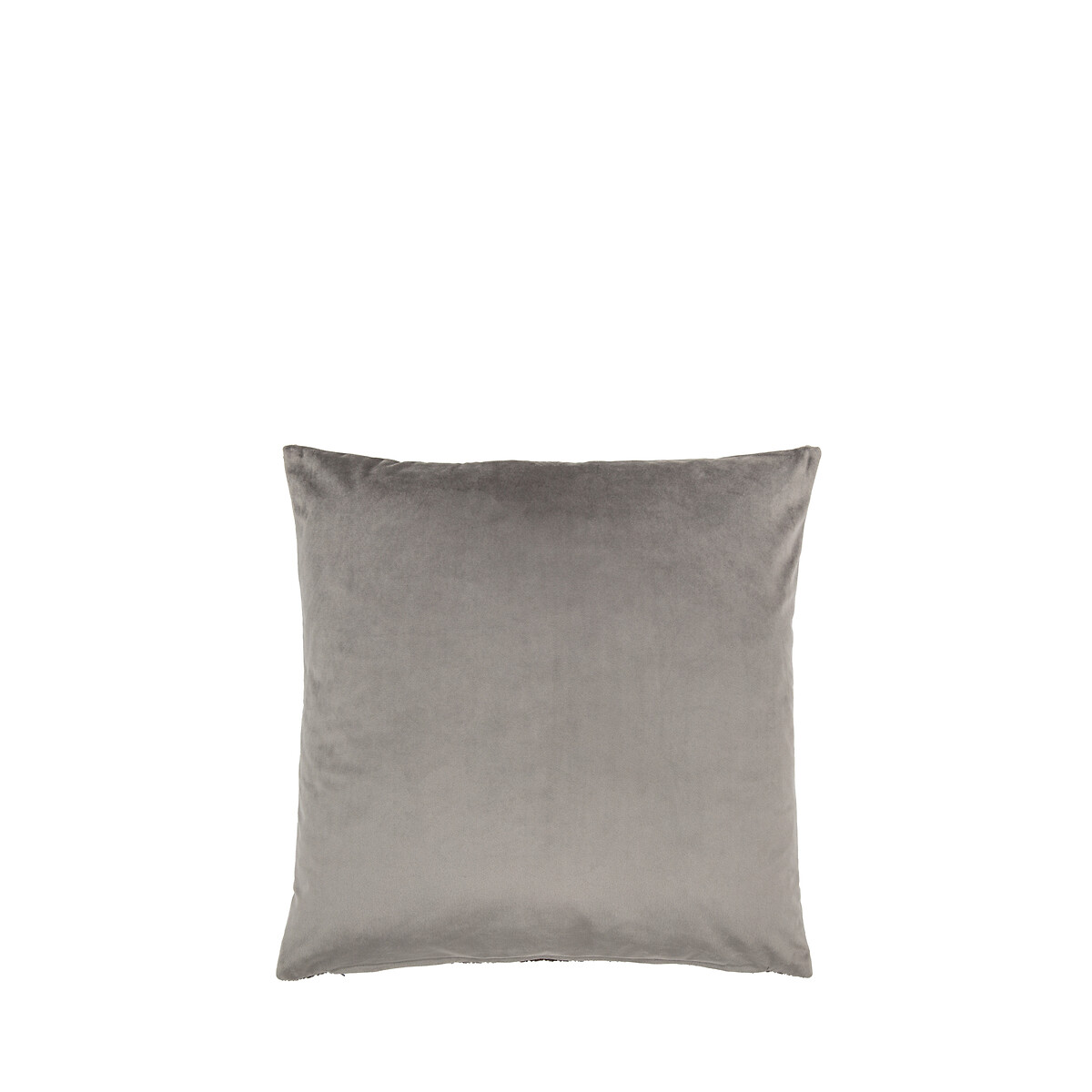 Herringbone Woven Filled Cushion grey, ÉDITÉ