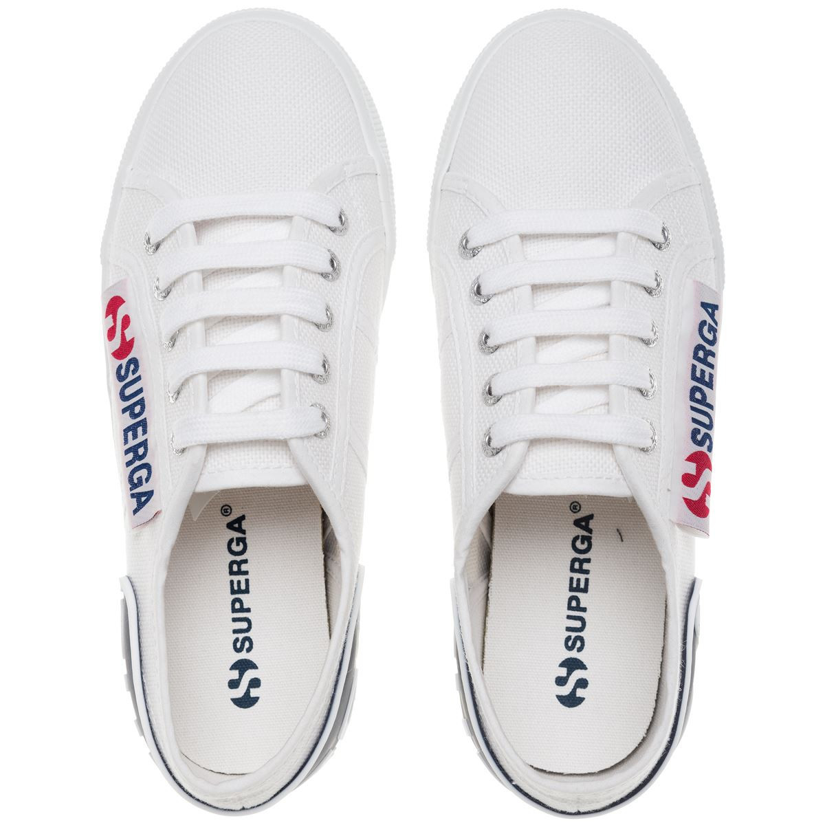 Baskets Compensées En Toile 2790 , blanc, SUPERGA