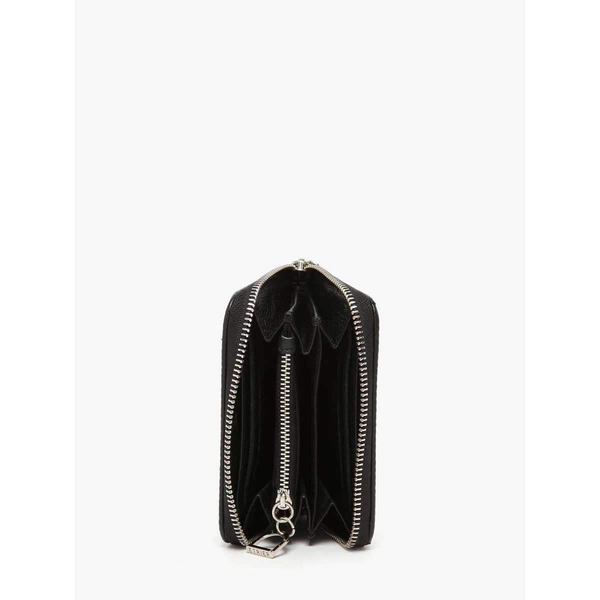 Porte-monnaie Altesse cuir noir, ETRIER