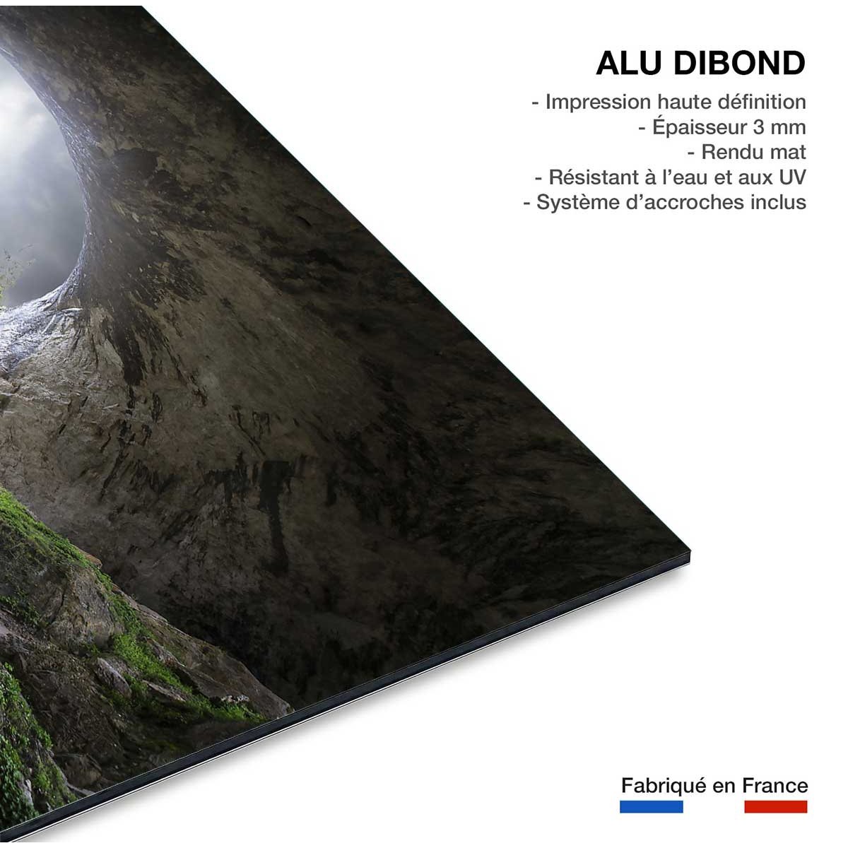Tableau coup d'oeil au paradis tableau alu dibond, HEXOA