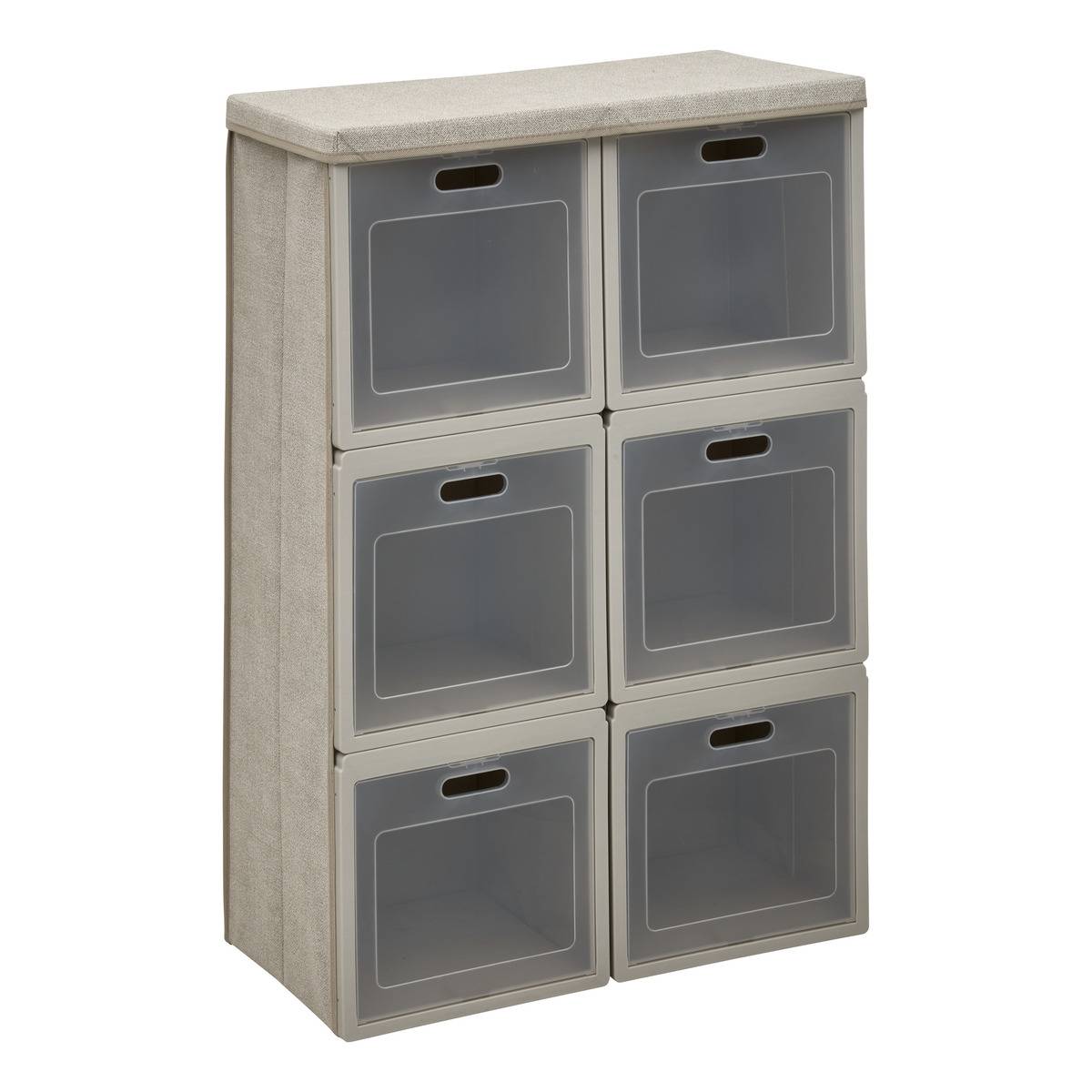 Rangement rectangulaire pliable CUBE'N DOOR beige, 5FIVE SIMPLY SMART