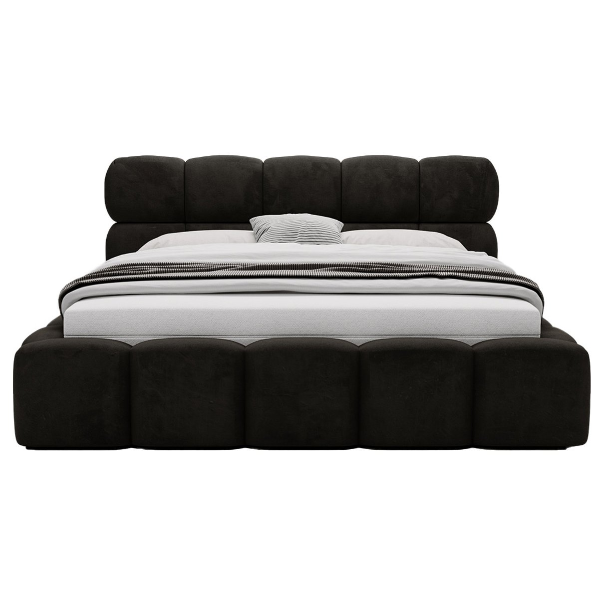 Lit coffre - MARIPOSA noir, BEST MOBILIER