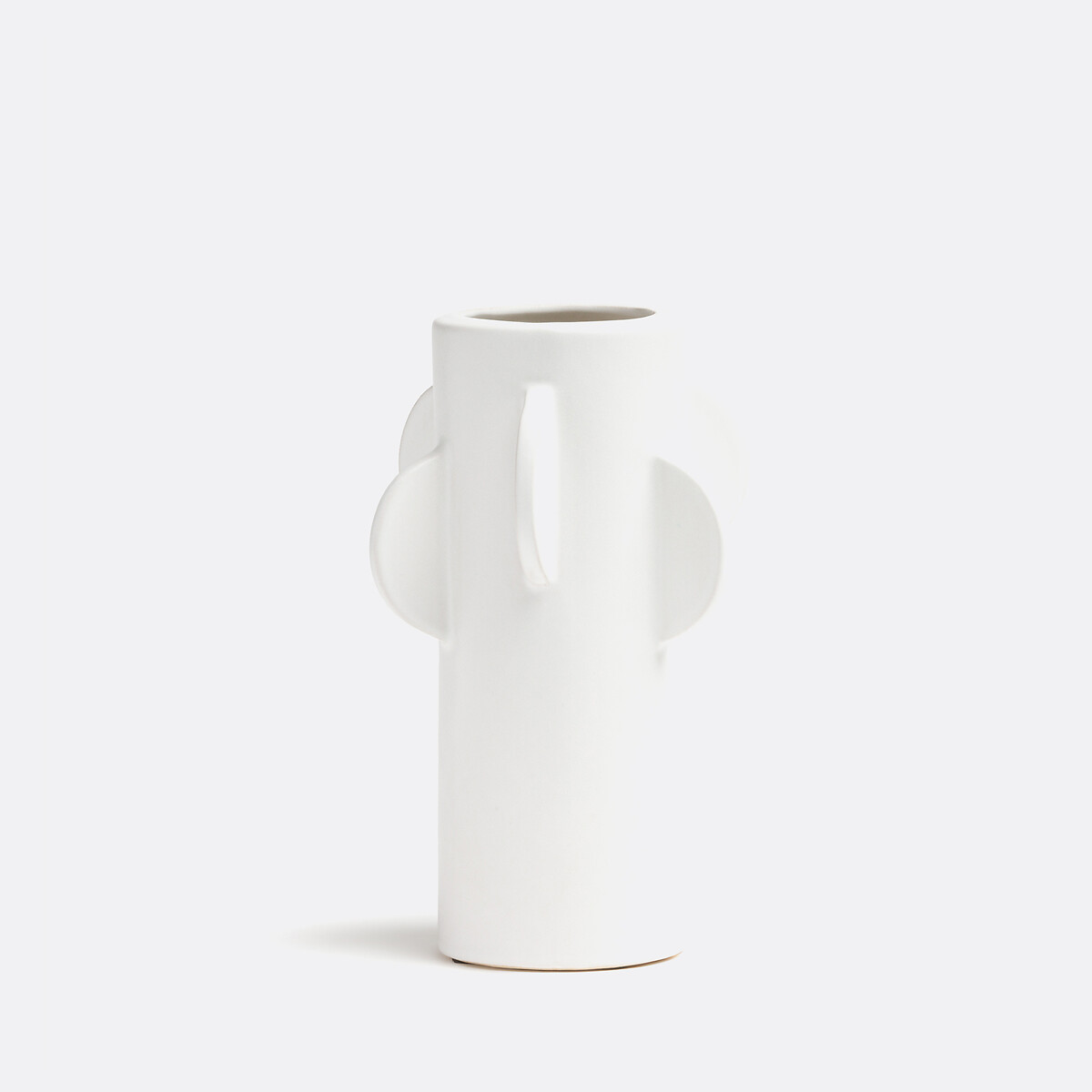 Vase Caldero, Steingut, H. 25 cm weiss, LA REDOUTE INTERIEURS