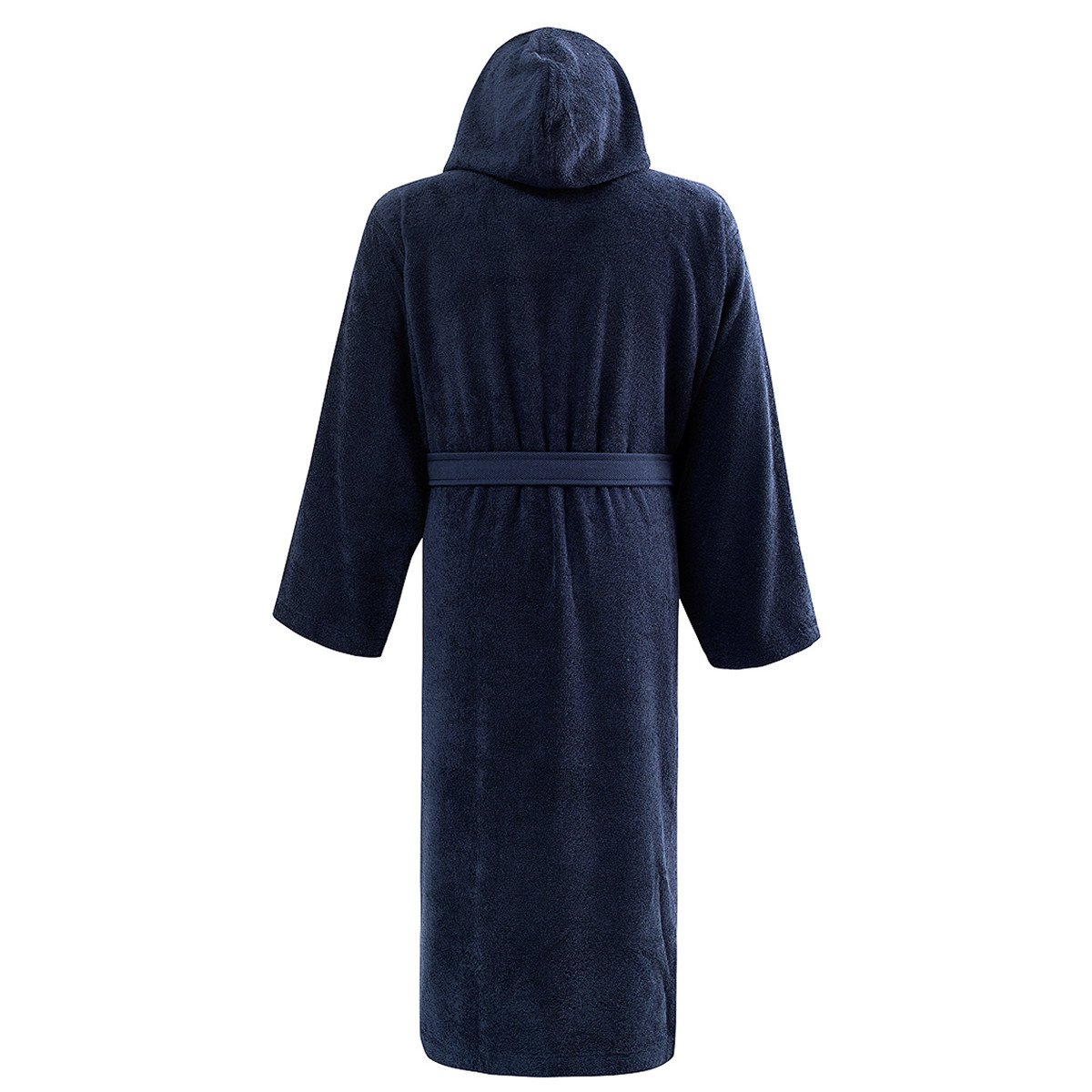 Peignoir mixte à capuche uni 420 g/m² BOXER bleu nuit, SENSEI MAISON