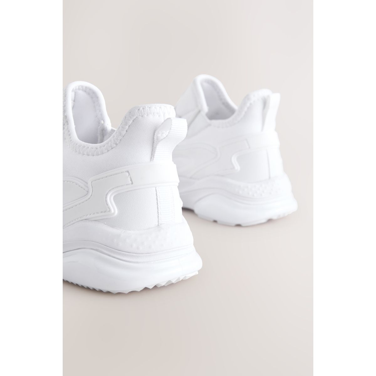 Baskets sans lacets blanc, NEXT