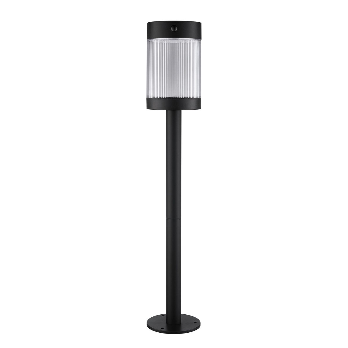 Potelet Lumineux fonctionnel 3000K au design Moderne en aluminium, COUPAR Solar noir, NORDLUX