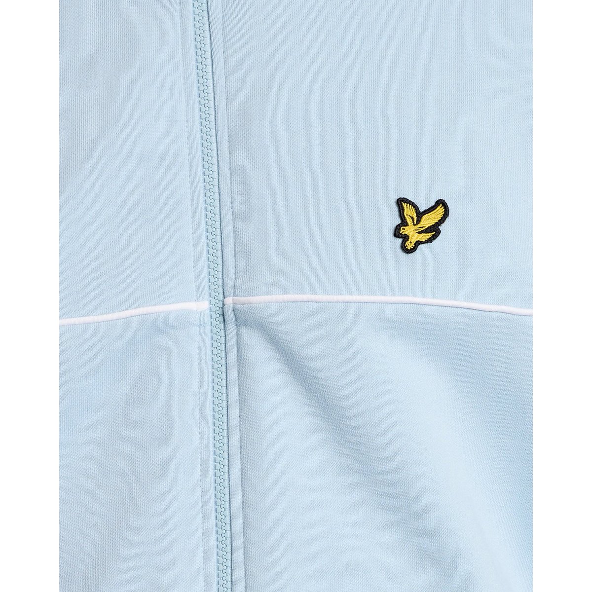 Passepoilé zippé intégral de survêtement Top bleu opale, LYLE & SCOTT