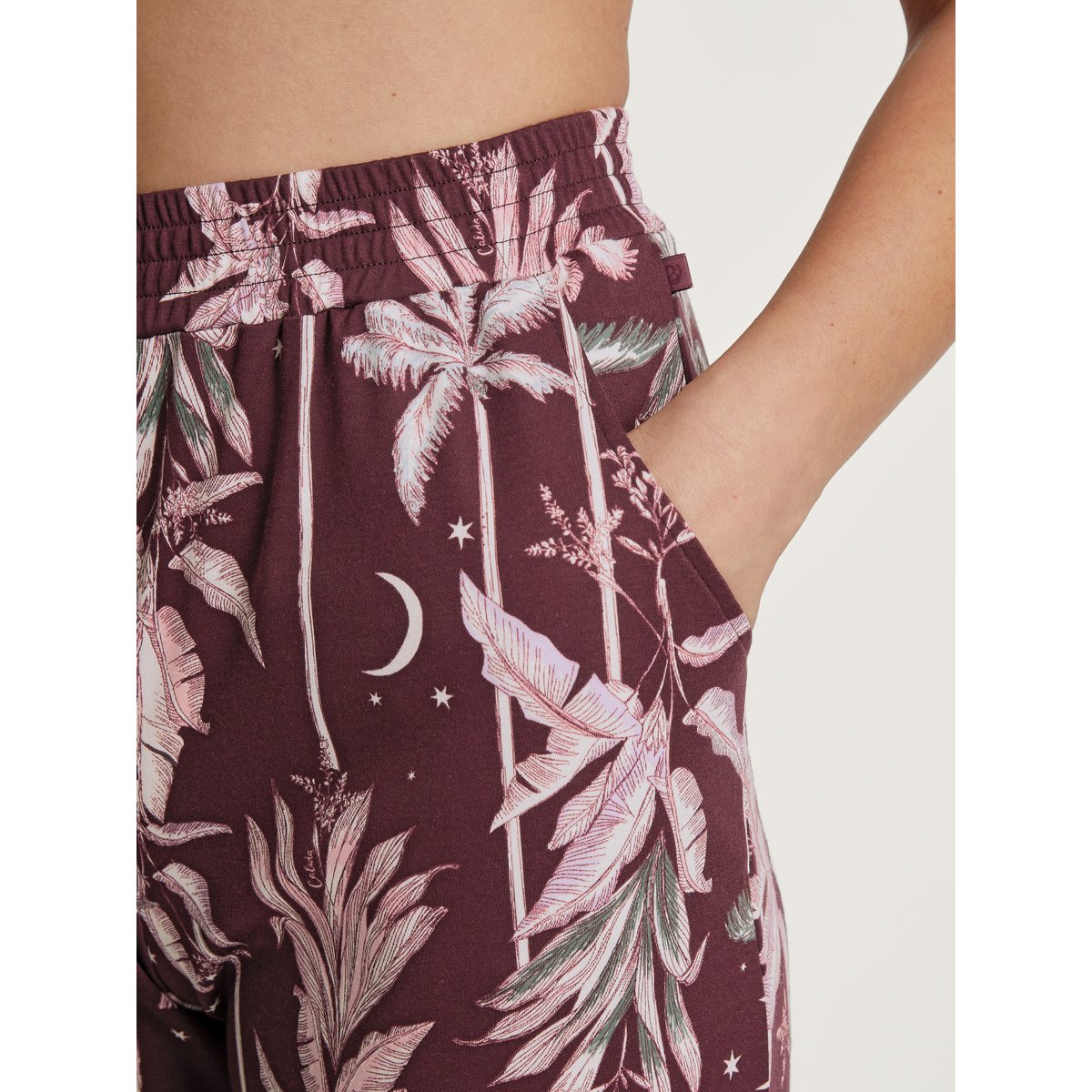Pants avec poignets Coton FAVOURITES GROUND port royal red, CALIDA