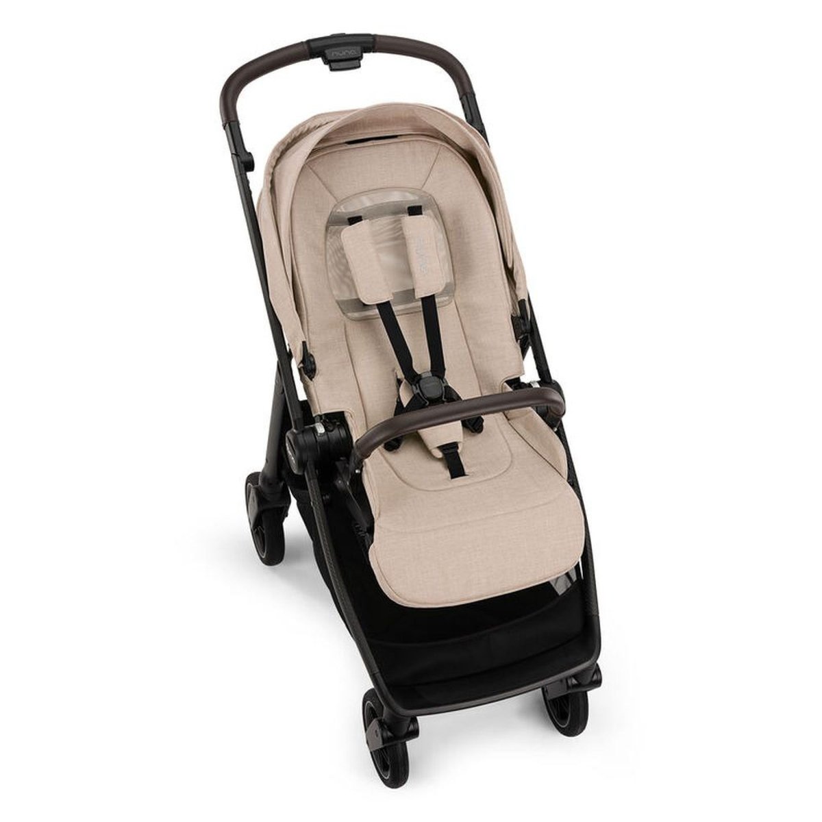 Poussette duo Swiv Biscotti + nacelle Lytl Biscotti couleur unique, NUNA