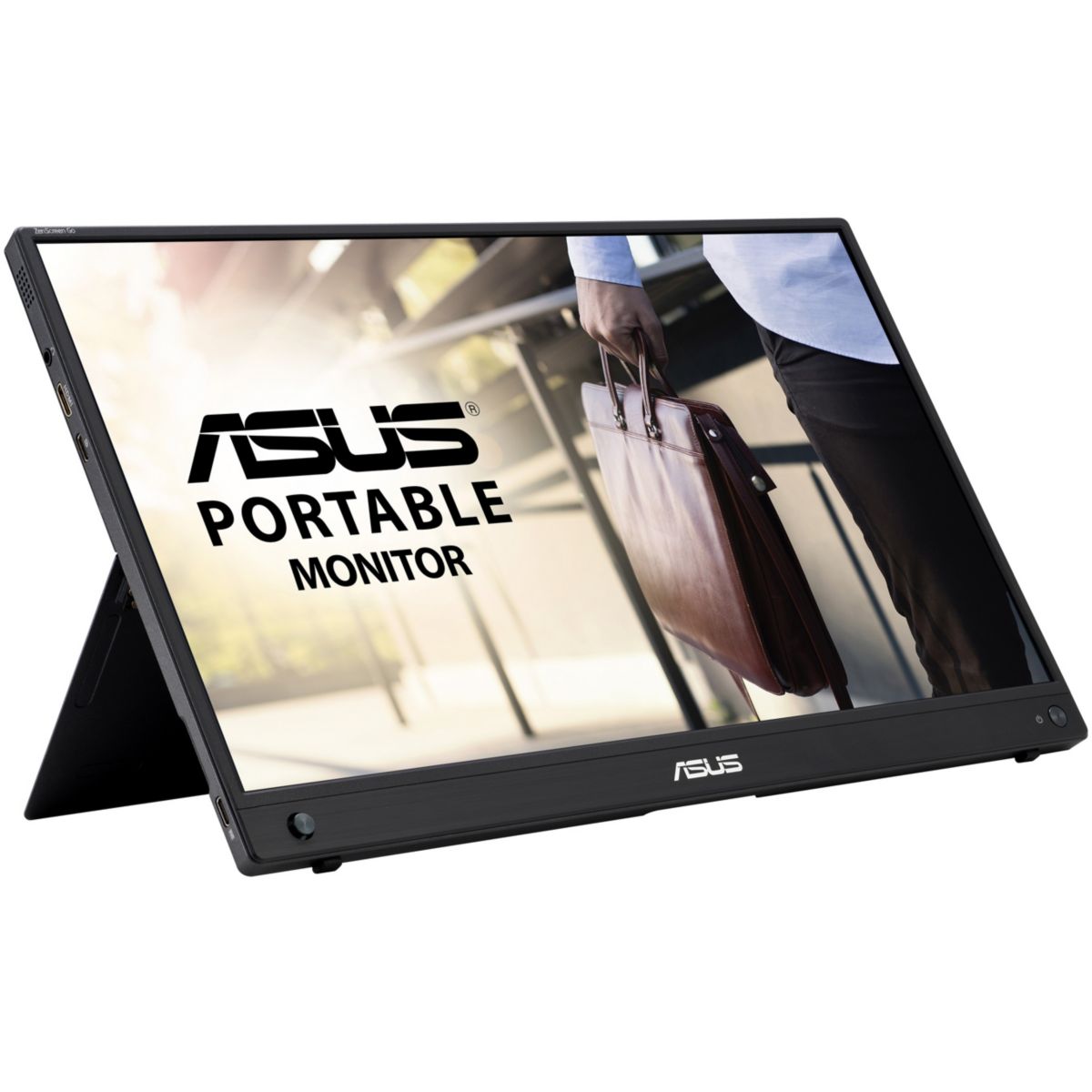 Ecran pc portable ZenScreen MB16AWP 16" IPS Full HD support intégré cover incluse noir, ASUS