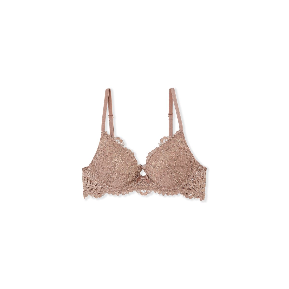 Soutien-gorge N°2 - Le push up plongeant SUCCESS taupe, ETAM