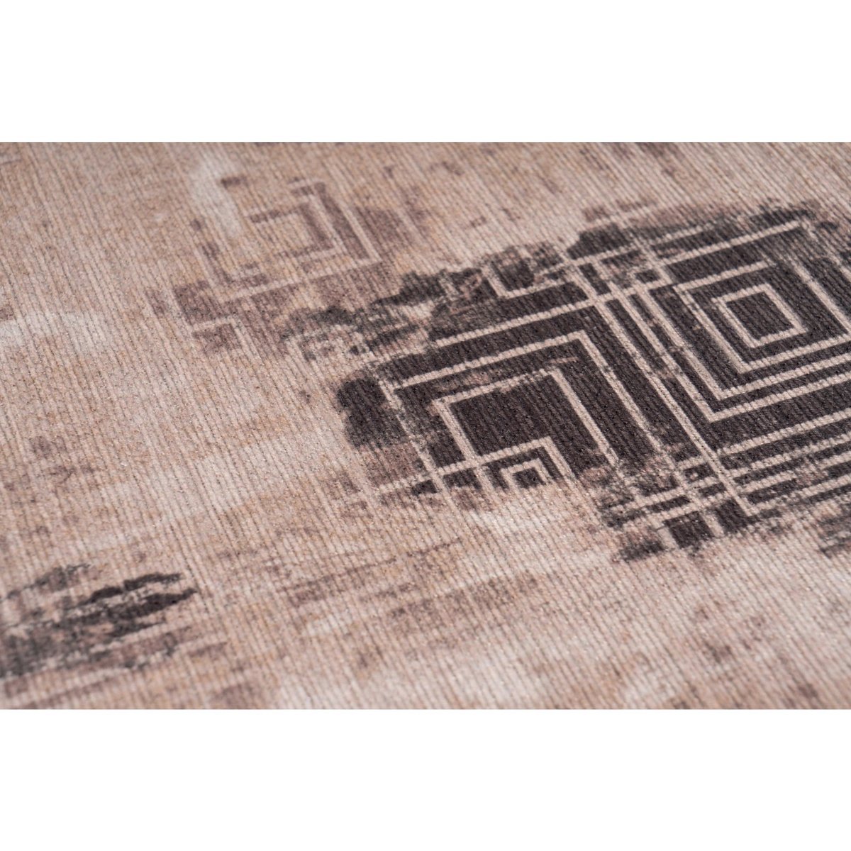 Tapis de PRIÈRE vintage motif géométrique crème, ARTE ESPINA