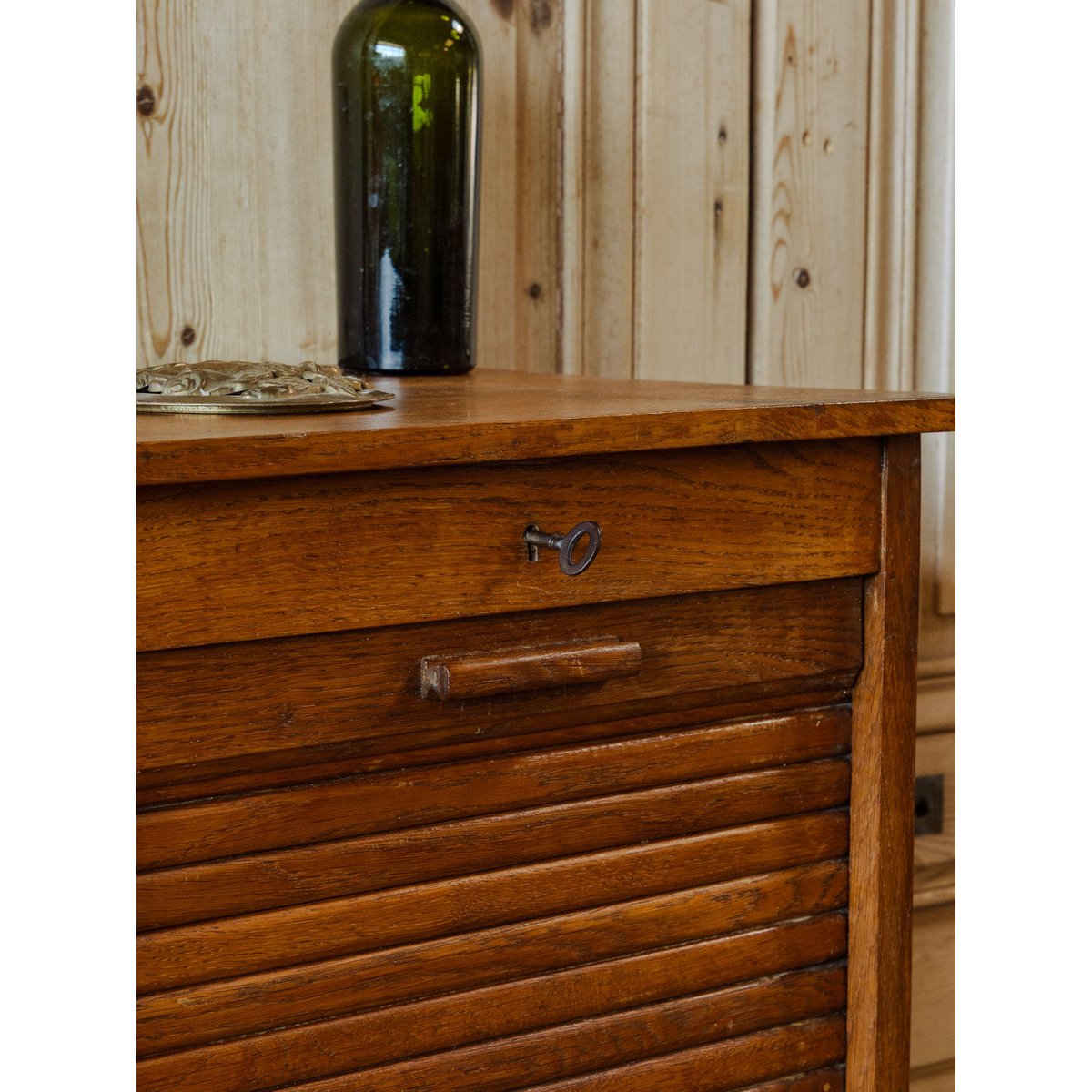 Classeur double en bois Fernand N°355 - Bon état bois foncé, DEBONGOUT