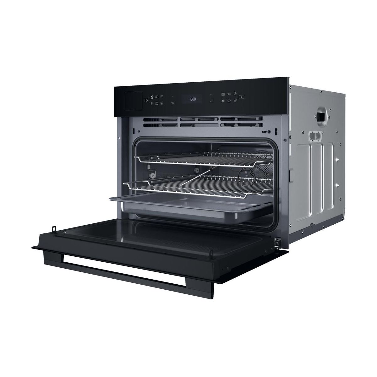 Micro ondes combiné WCT7A9PHTSBF noir, WHIRLPOOL