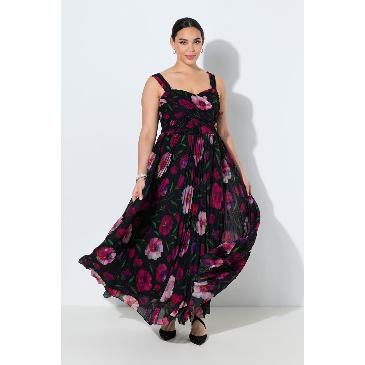 Robe maxi sans manches noir, ULLA POPKEN
