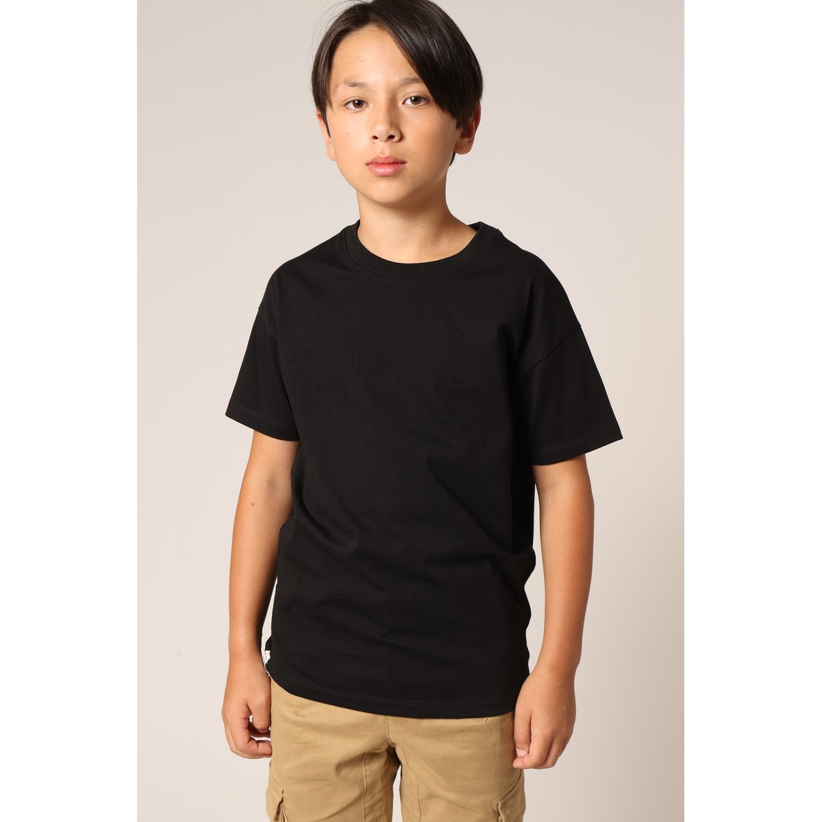 T-shirt uni oversize pour garçon en 100 % coton
IDEAL black, DEELUXE