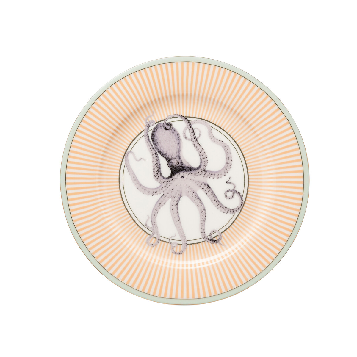 Set of 4 "Under the Sea" Side Plates multi-coloured, YVONNE ELLEN