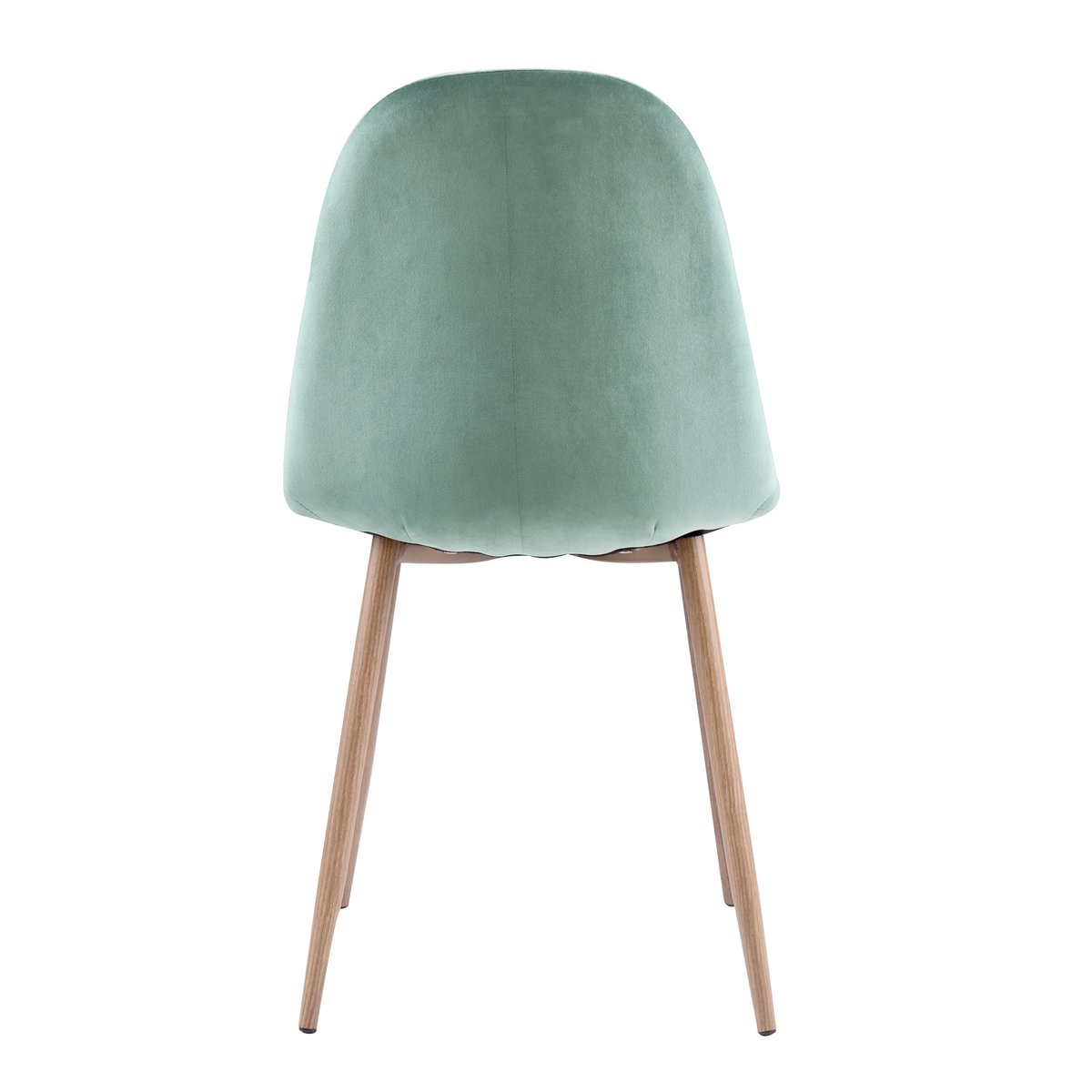 Lot de 2 chaises en velours - FREDRIK vert d'eau, MAISON PAVANE