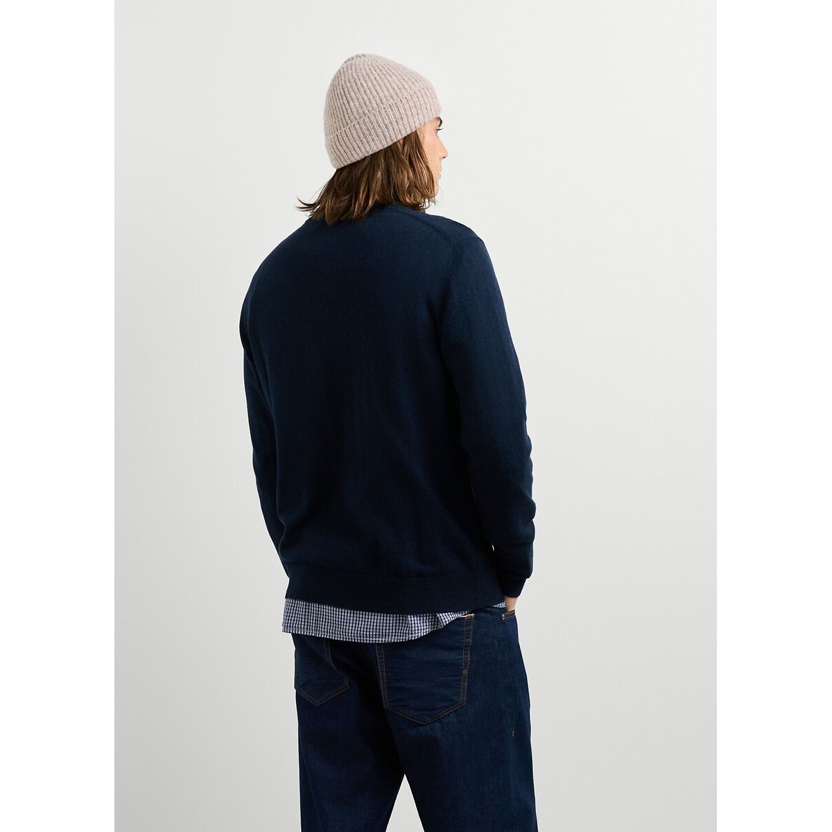 Sweat zippé col montant bleu marine, PEPE JEANS