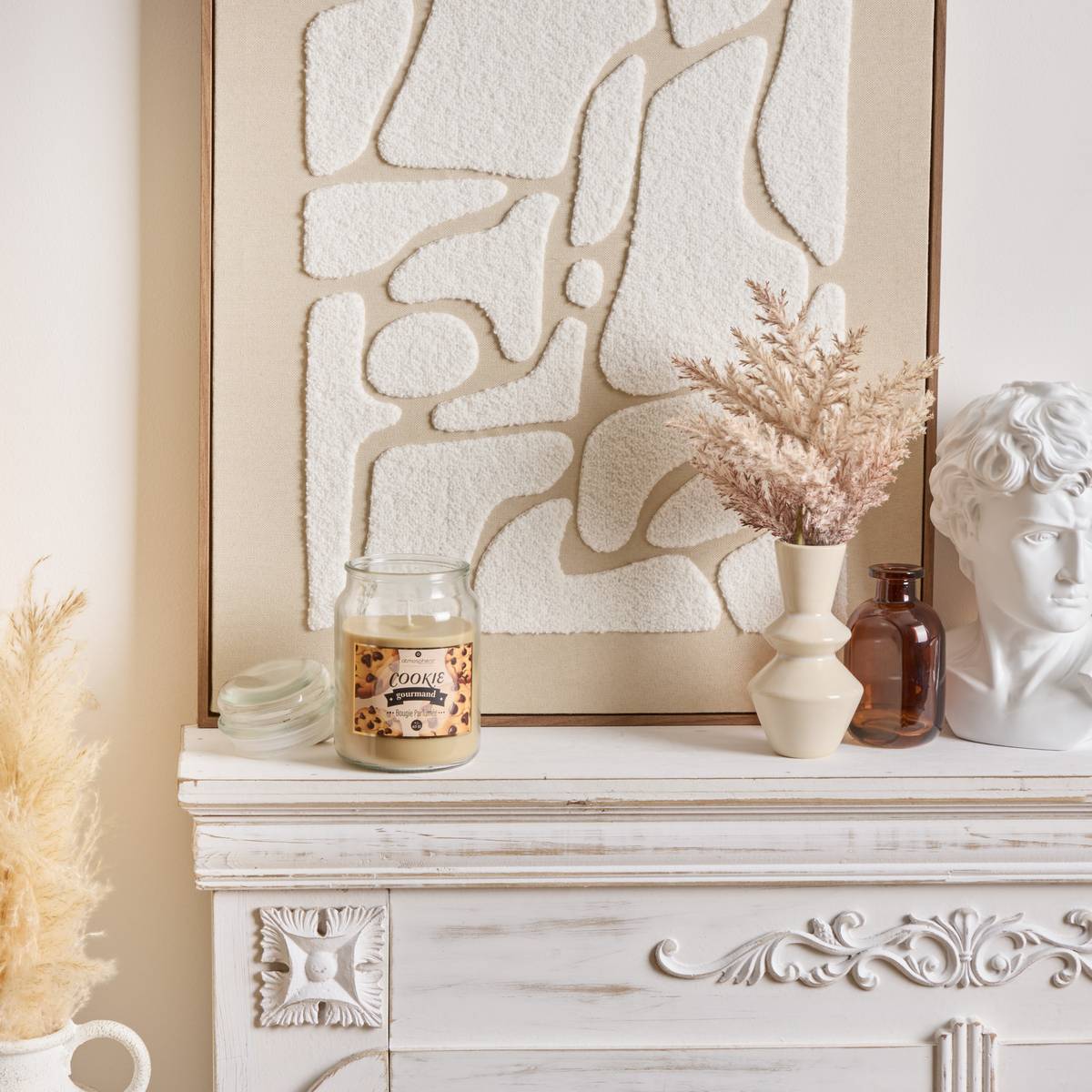 Bougie parfumée Eloa 490g cookie, ATMOSPHERA