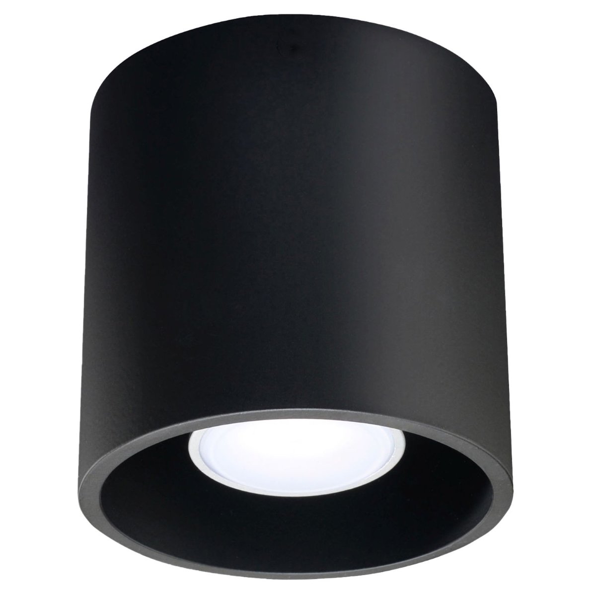 Plafonnier Aluminium Noir GU10 1 Orbis noir, EDEN