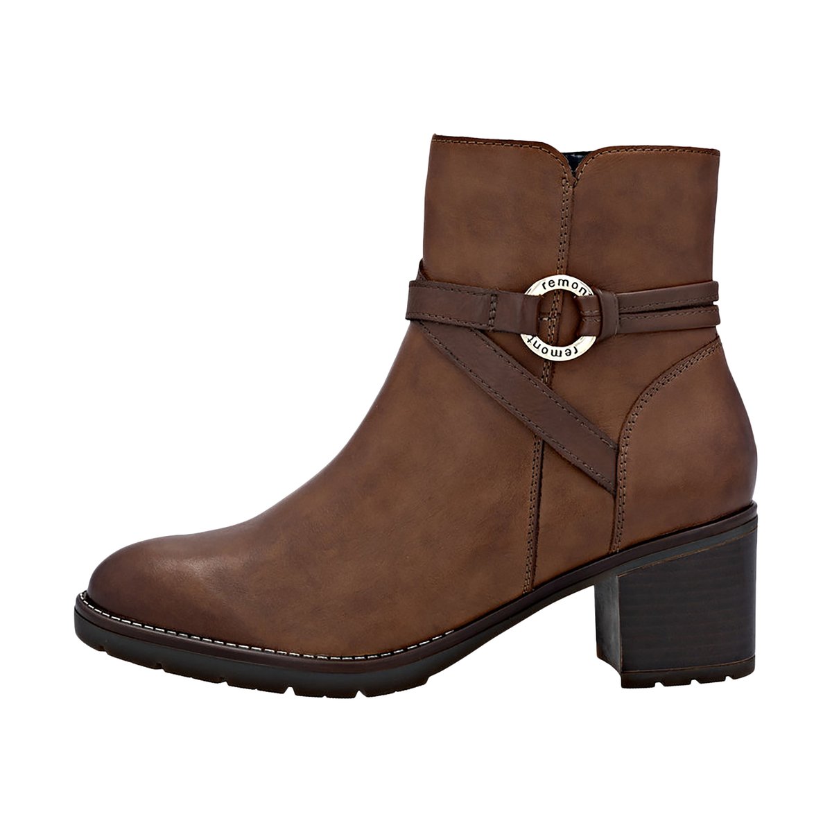 Bottine Cuir Rgd marron, REMONTE