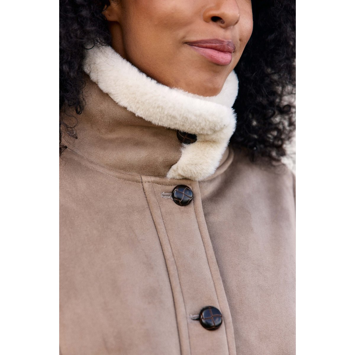 MANTEAU uni NATAL 14-taupe, LA PETITE ETOILE