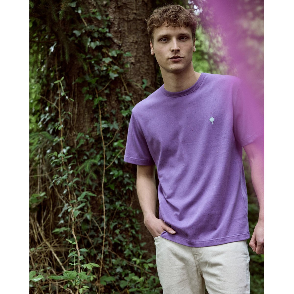 T-shirt LUGNY violet, FAGUO