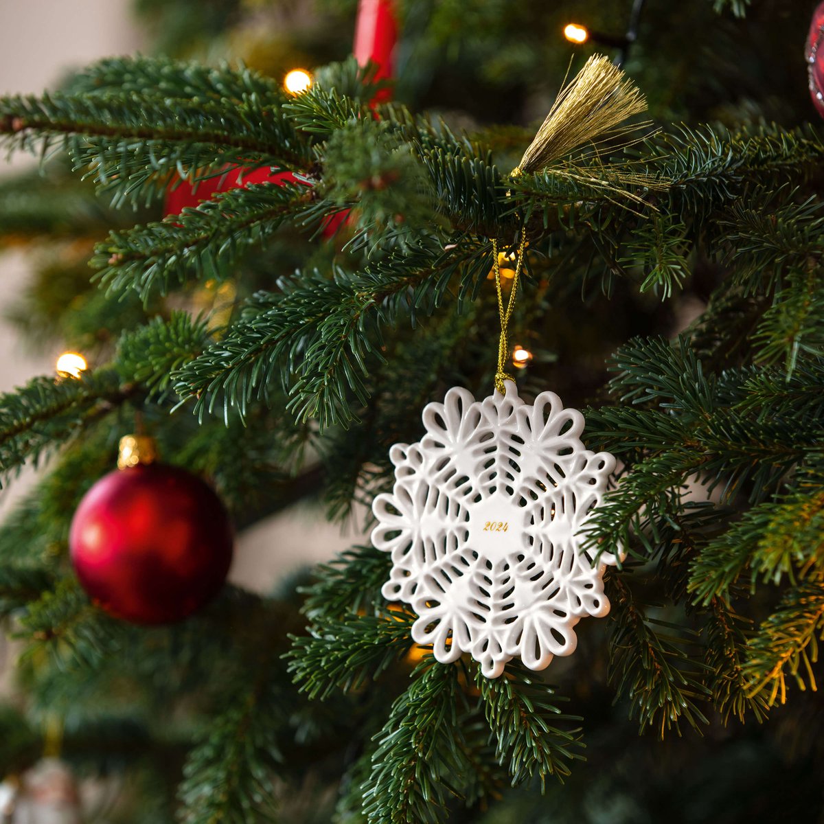 Ornement Flocon De Neige CHRISTMAS CLASSICS blanc, VILLEROY & BOCH
