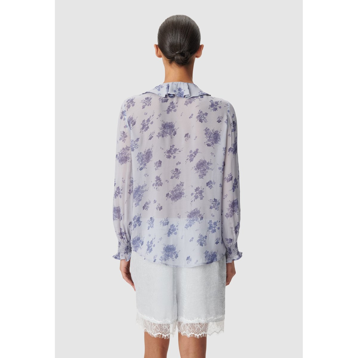 Chemise imprimé floral bleu, IKKS