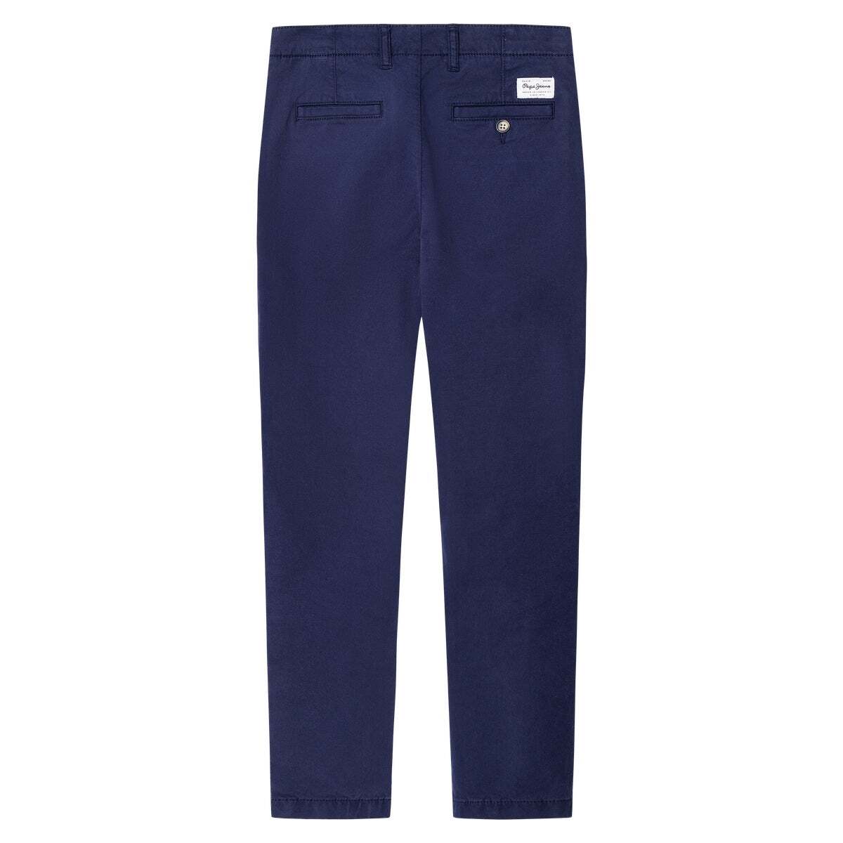 Pantalon Chino Coupe Slim En Sergé marine, PEPE JEANS