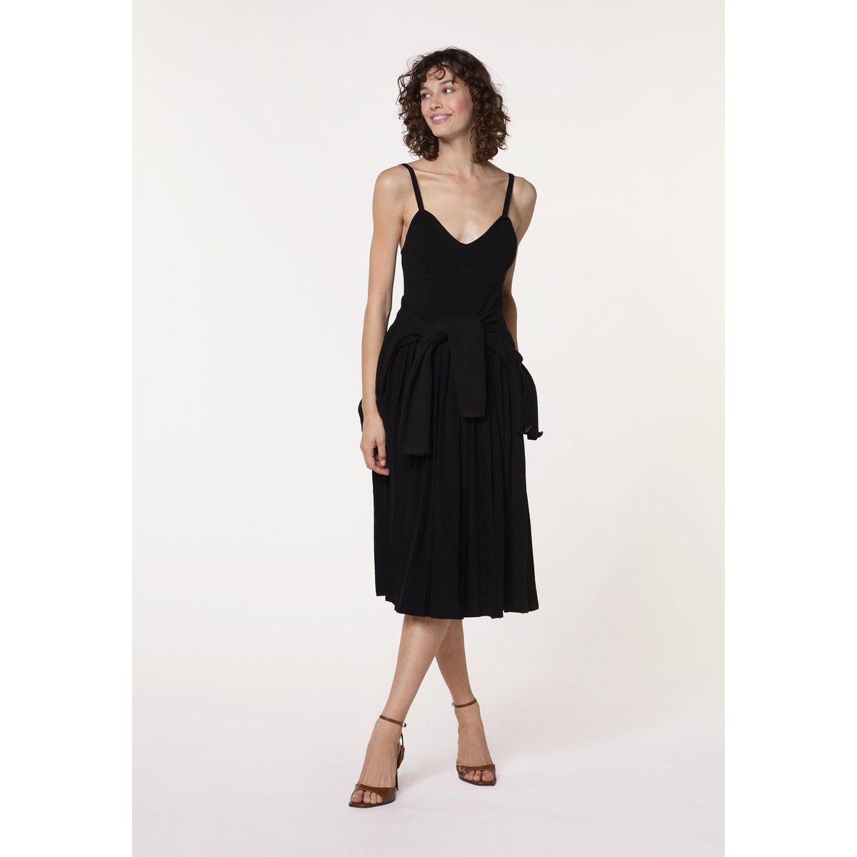 Robe longue en maille noir, RODIER