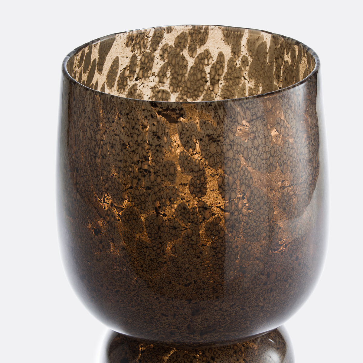 Remus Reactive Effect Glass Vase mocha, AM.PM