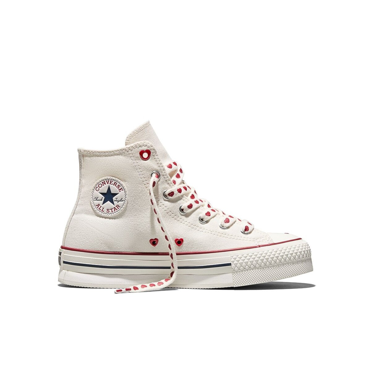 Baskets ALL STAR EVA LIFT LOVE STORY ecru, CONVERSE