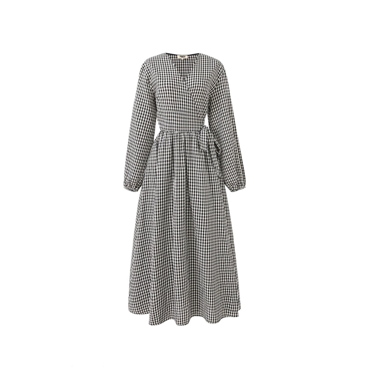 Robe  longue ANEMONE noir, FRNCH