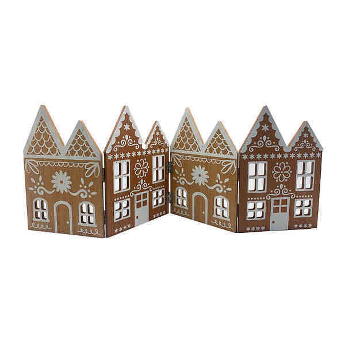 59cm Nordic Lights Decorative Folding Houses brown , SO'HOME