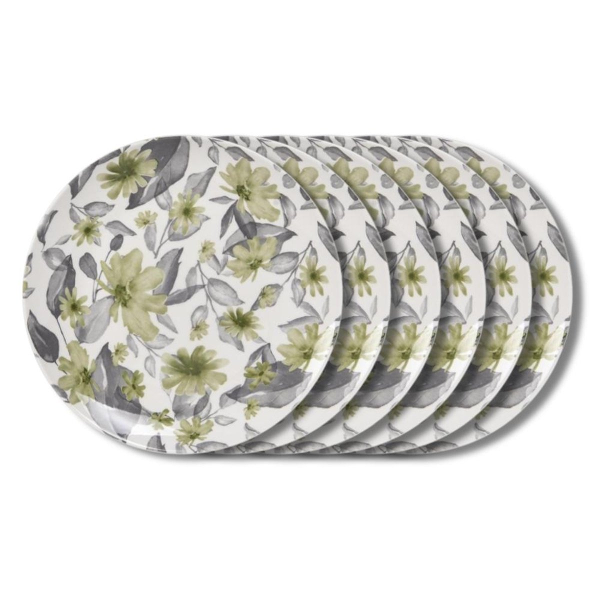 Assiette plate Edulis 27 cm (lot de 6) - EDULIS vert, TABLE PASSION