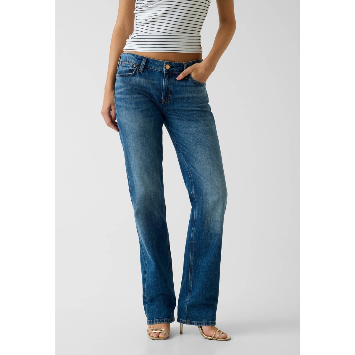 Jean Nicky Straight bleu, GUESS