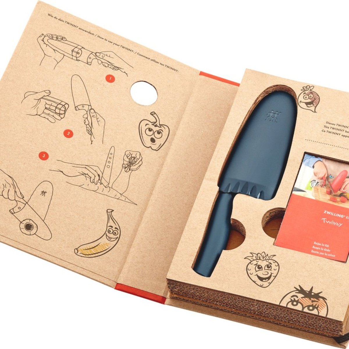 ZWILLING TWINNY Couteau de chef 10 cm, bleu bleu, ZWILLING