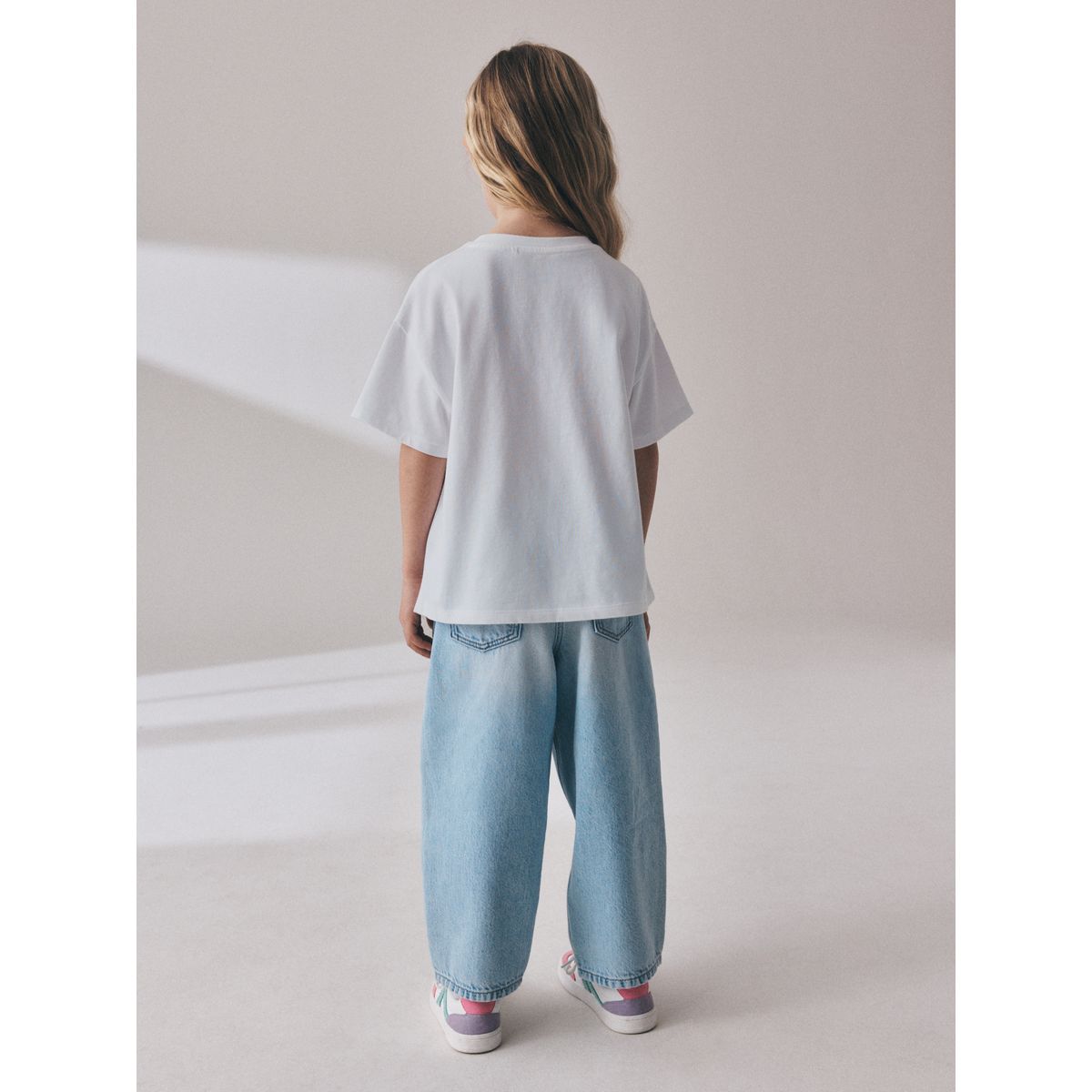 T-shirt orné de perles cœurs blancs pastel, NEXT