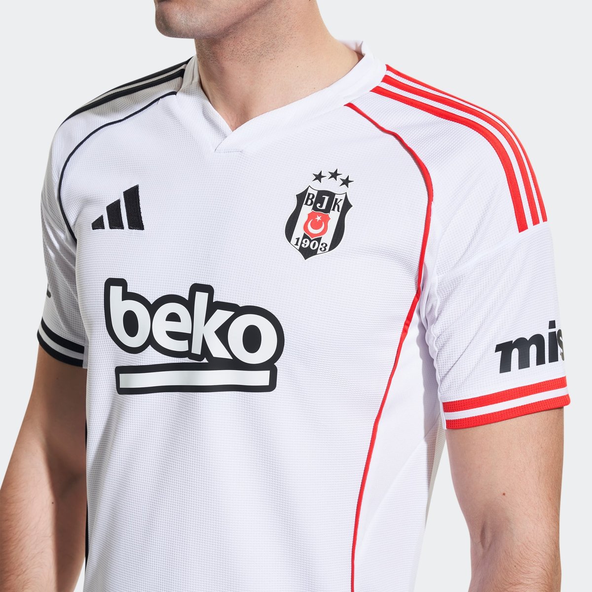 Maillot Domicile Beşiktaş Jk 25/26 Maillot Domicile Beşiktaş Jk 25/26 white, adidas Performance