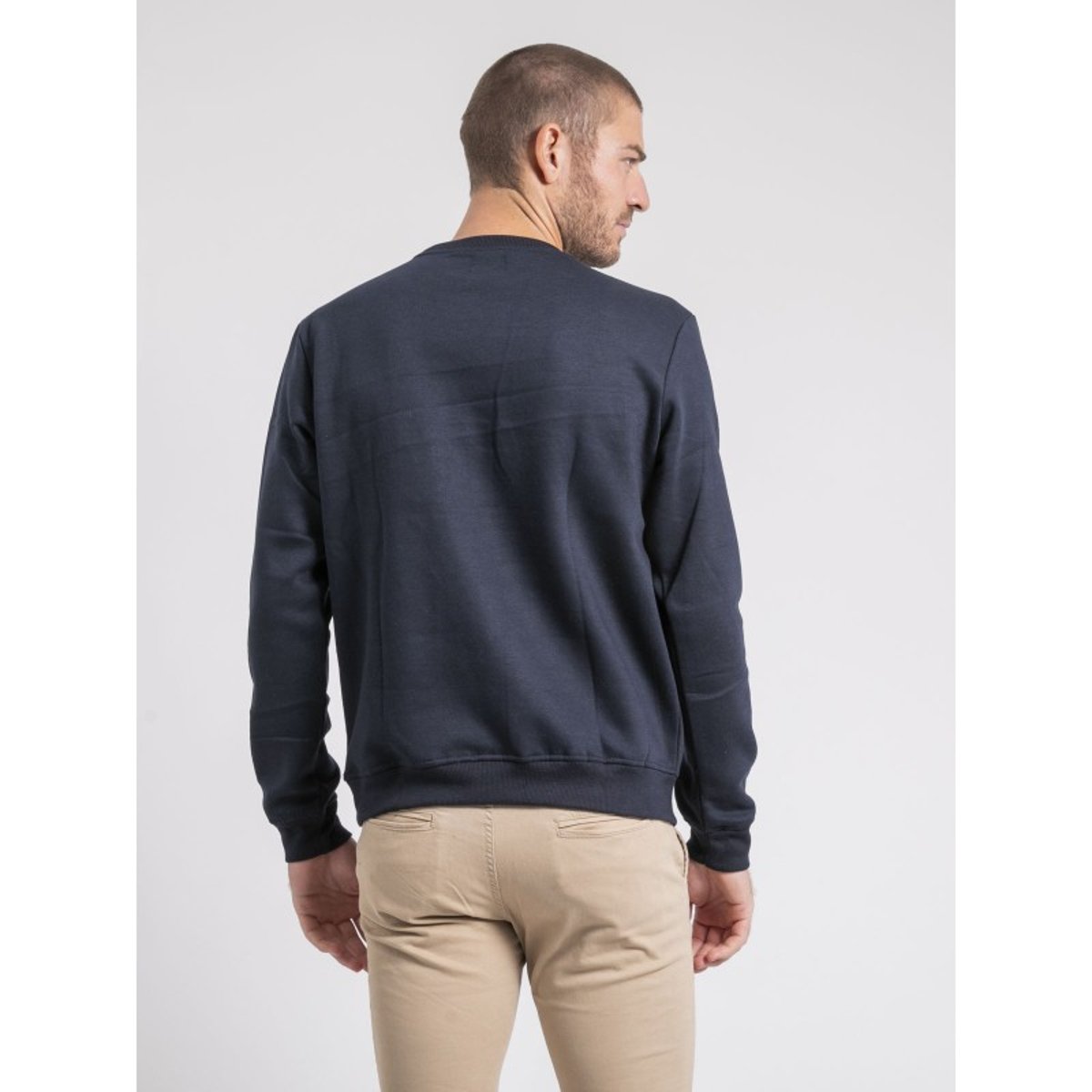 Sweat Col Rond Wasgany bleu marine, RITCHIE