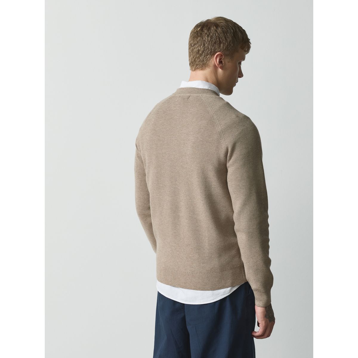 Pull en maille essential, lot de 2 bleu marine/neutre, NEXT