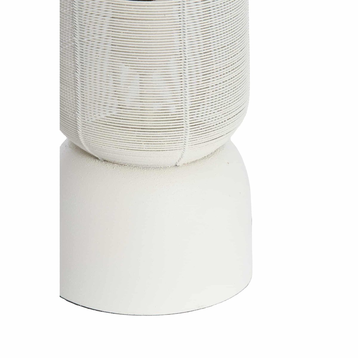 Lampe À Poser Métal LEZUZA crème, LIGHT & LIVING