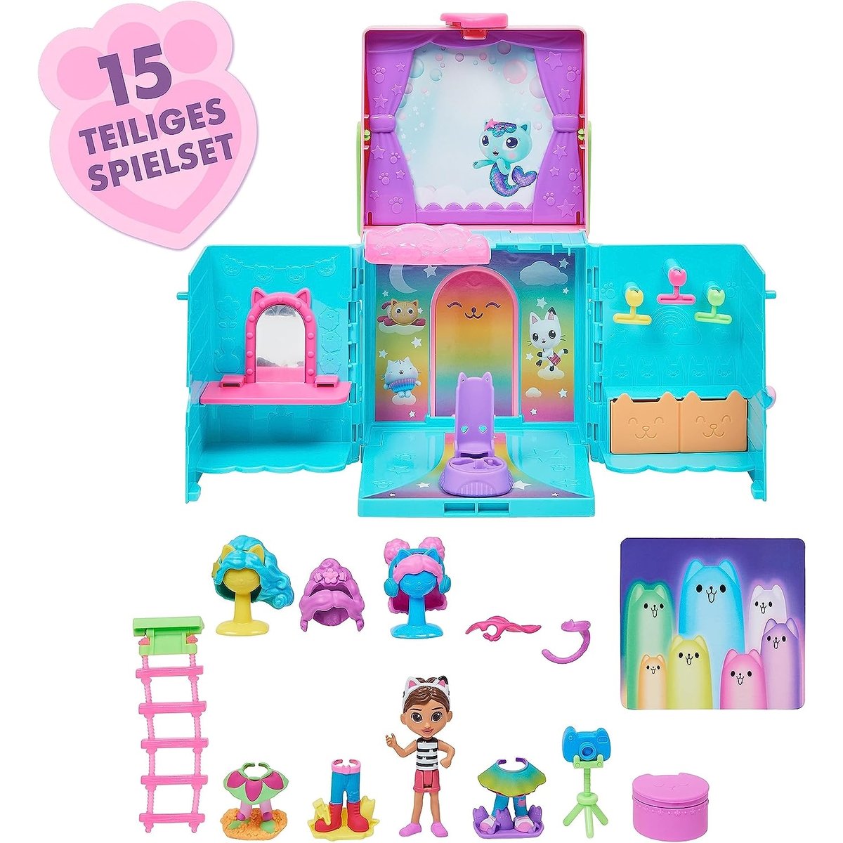 Gabby's Dollhouse Gabby's Armoire arc-en-ciel multicolore, SPIN MASTER