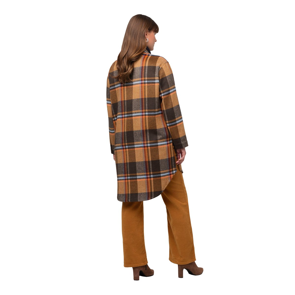 Surchemise oversize à manches longues bleu clair, ULLA POPKEN